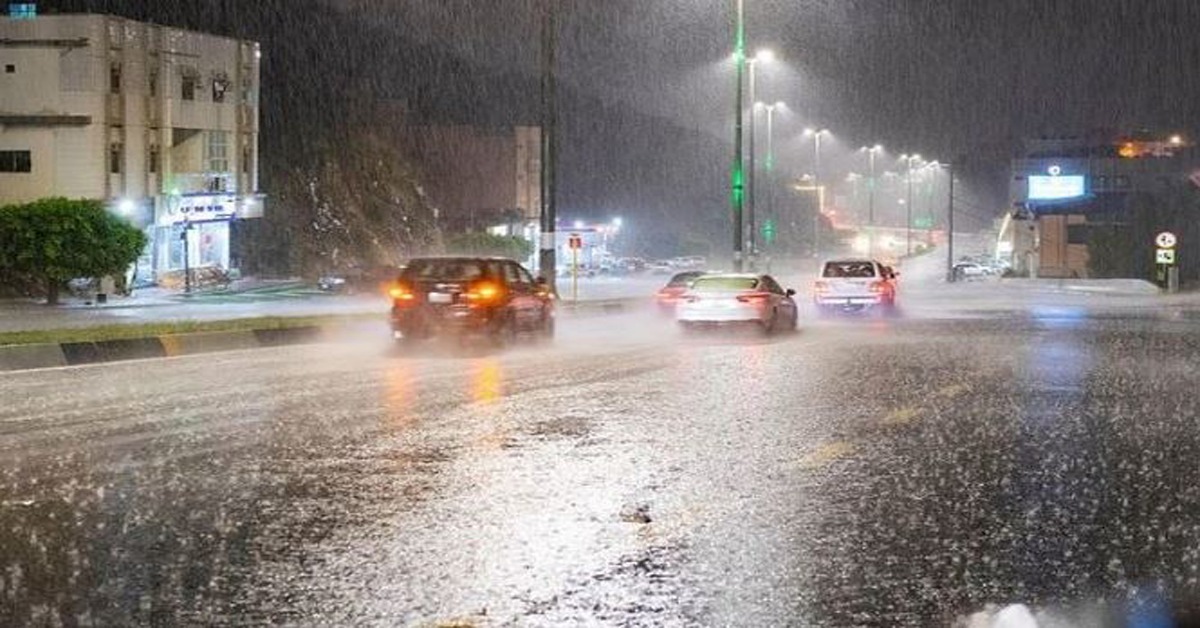 heavy rain